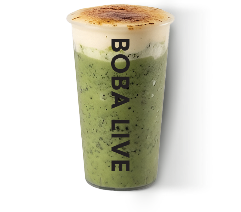 Matcha Oreo Brulee Smoothie