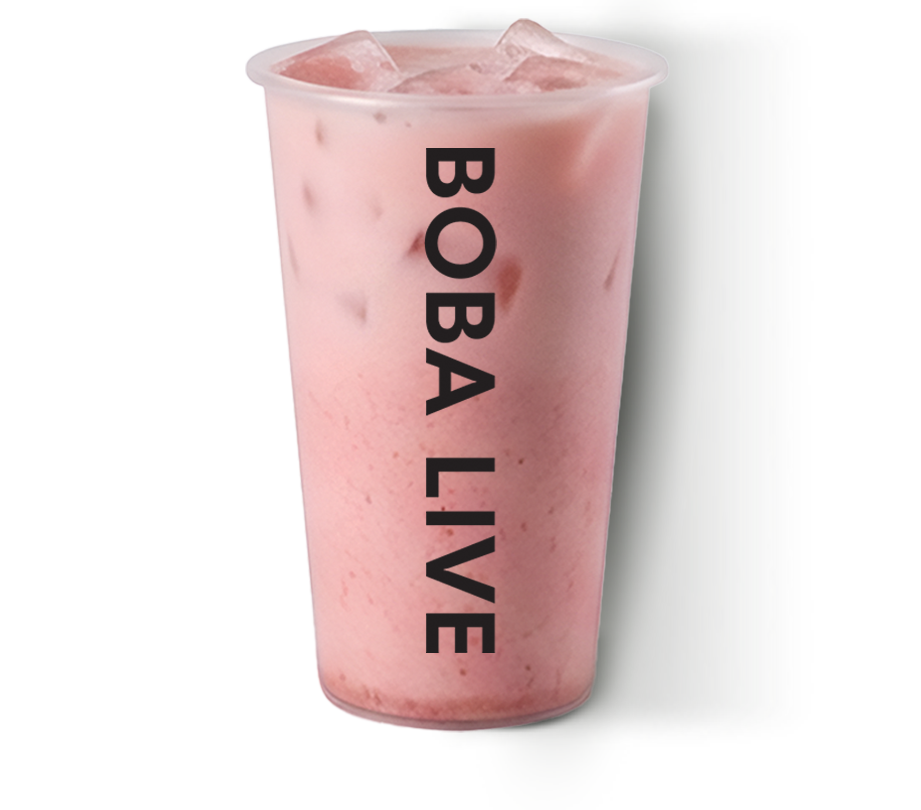 Strawberry Jasmine Milk Tea